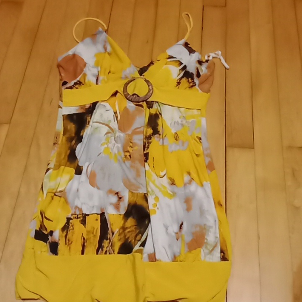 Silky connected apparel dress